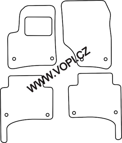 Autokoberce Porsche Cayenne 2003 - 04/2010 Colorfit Fun (3714)